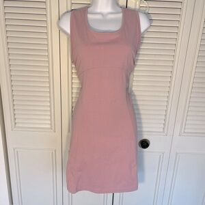 Nike Count L 12-14 Y2K Pink Tennis Dress VTG Sports Bra 2001 Tank Logo Dri-Fit